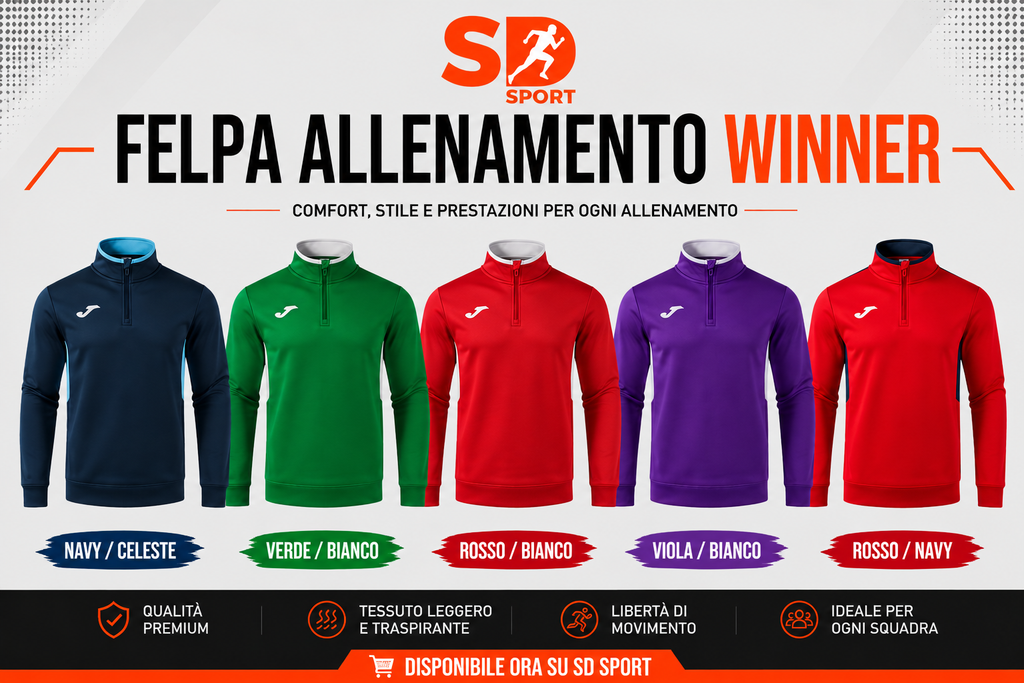 Felpa Allenamento Winner V Joma RICHIEDI PREVENTIVO