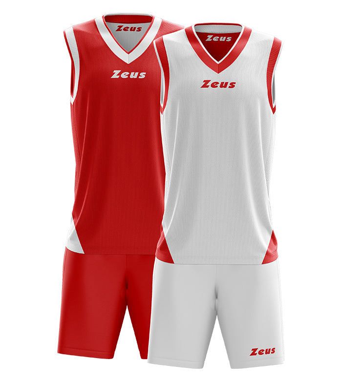 KIT DOBLO' BASKET REVERSIBILE UOMO ZEUS SPORT
