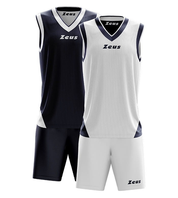 KIT DOBLO' BASKET REVERSIBILE UOMO ZEUS SPORT