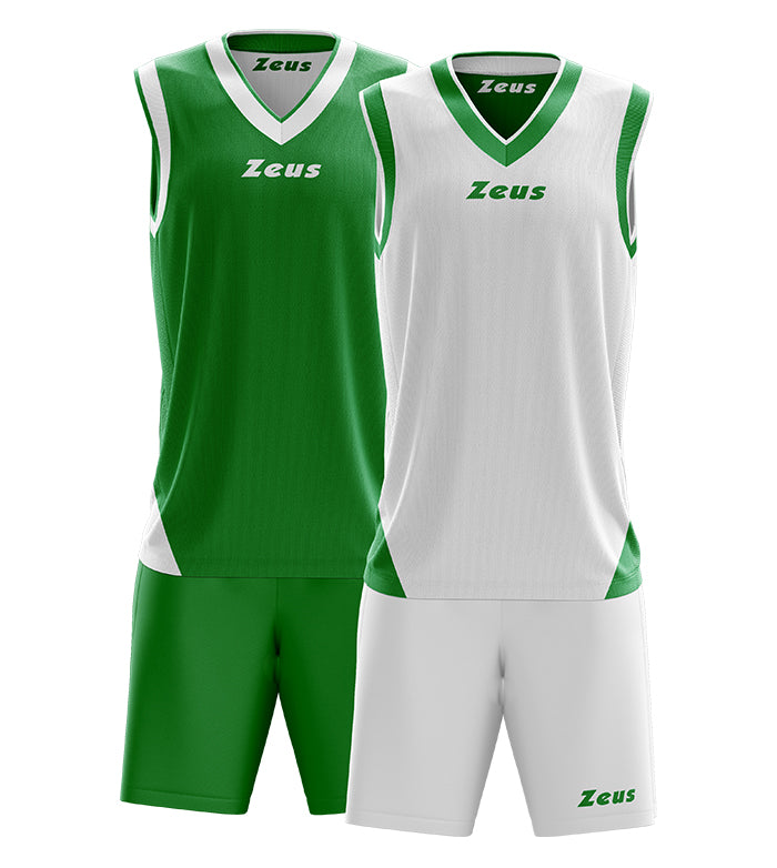 KIT DOBLO' BASKET REVERSIBILE UOMO ZEUS SPORT