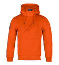 ZEUS - Felpa Neo relax con cappuccio e zip laterale