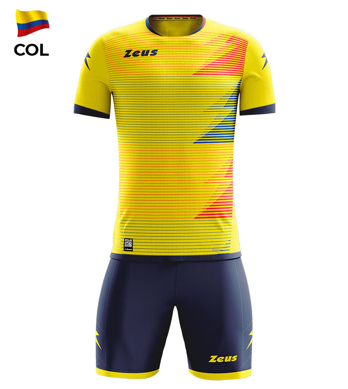 KIT MUNDIAL COLOMBIA  ZEUS COMPLETI CALCIO
