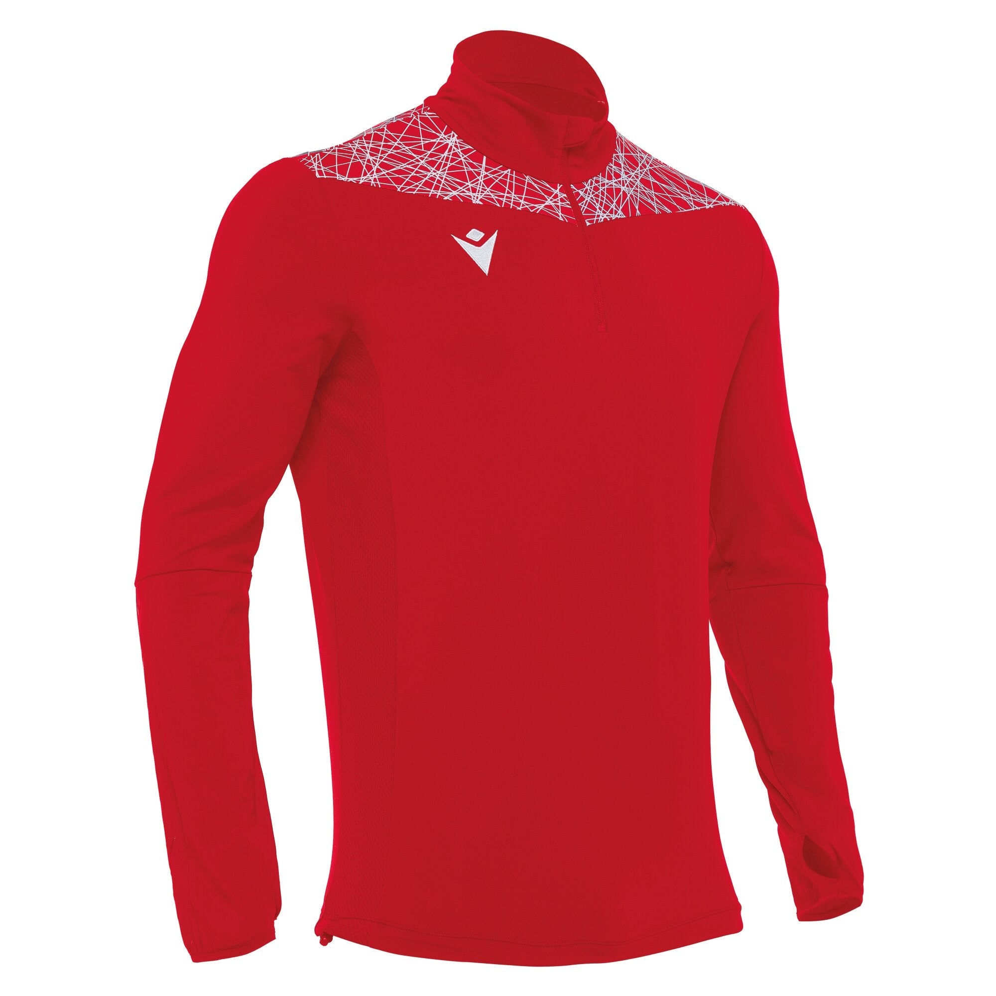 Tiber 1/4 zip maglia Felpa Allenamento Macron Mezza Zip