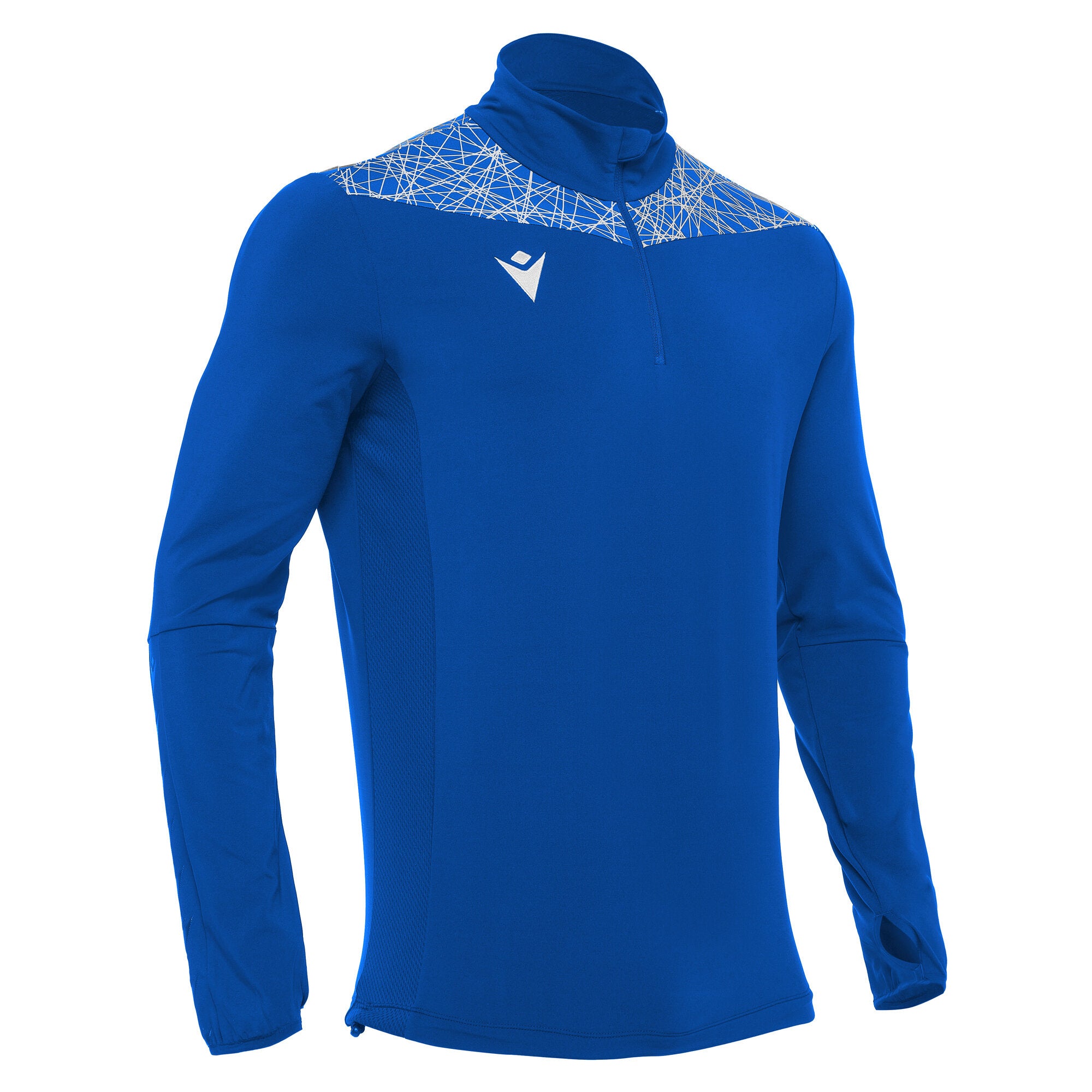 Tiber 1/4 zip maglia Felpa Allenamento Macron Mezza Zip