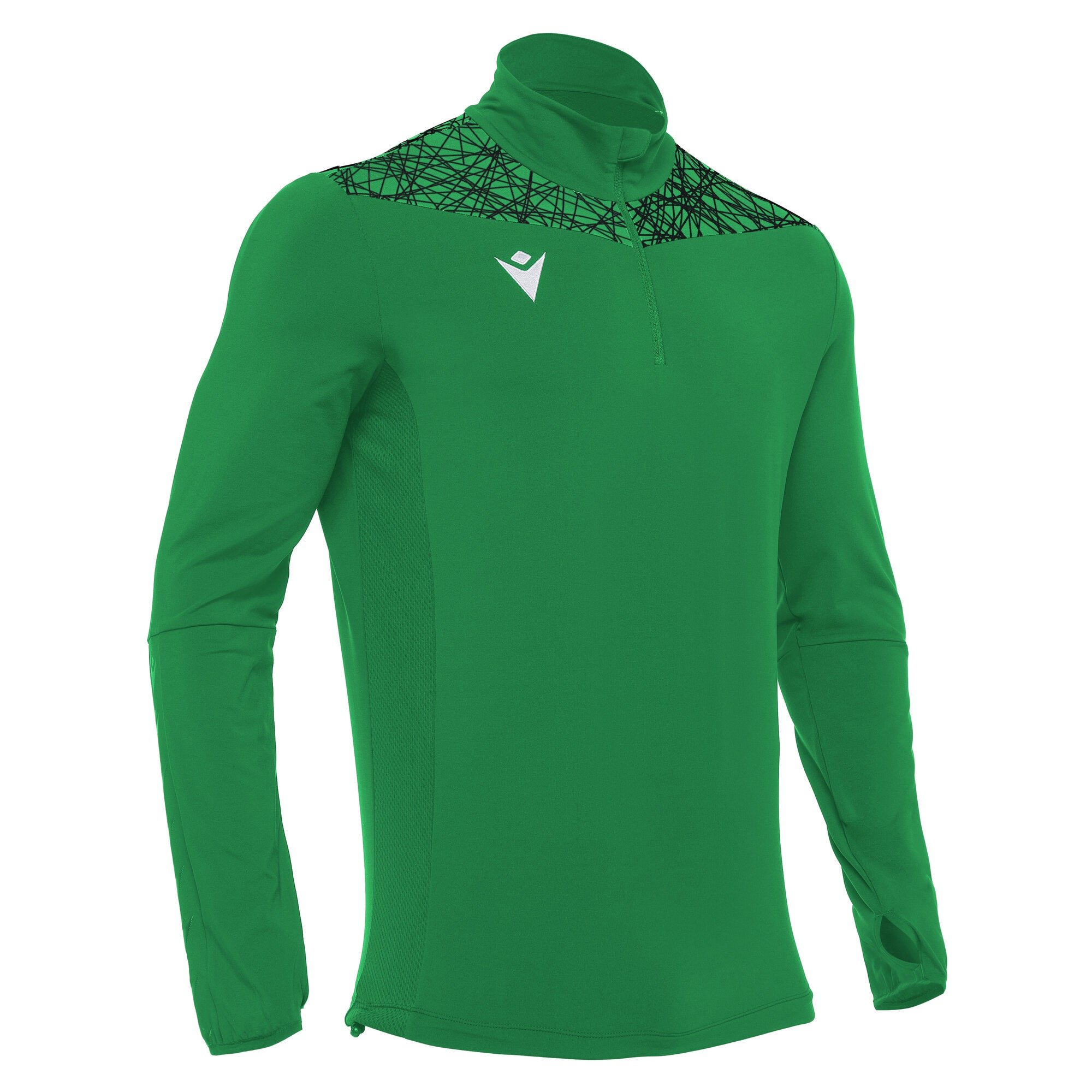 Tiber 1/4 zip maglia Felpa Allenamento Macron Mezza Zip