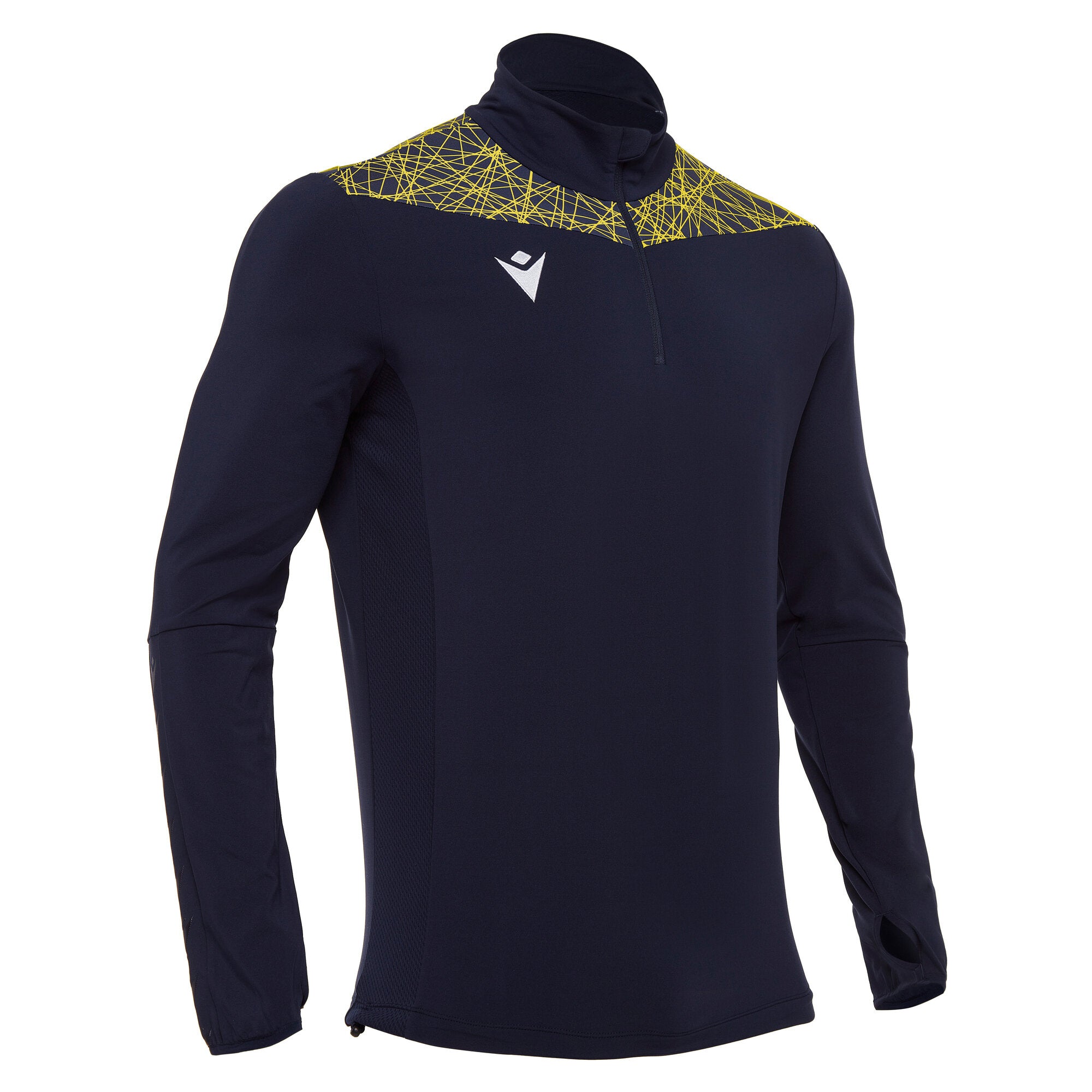 Tiber 1/4 zip maglia Felpa Allenamento Macron Mezza Zip