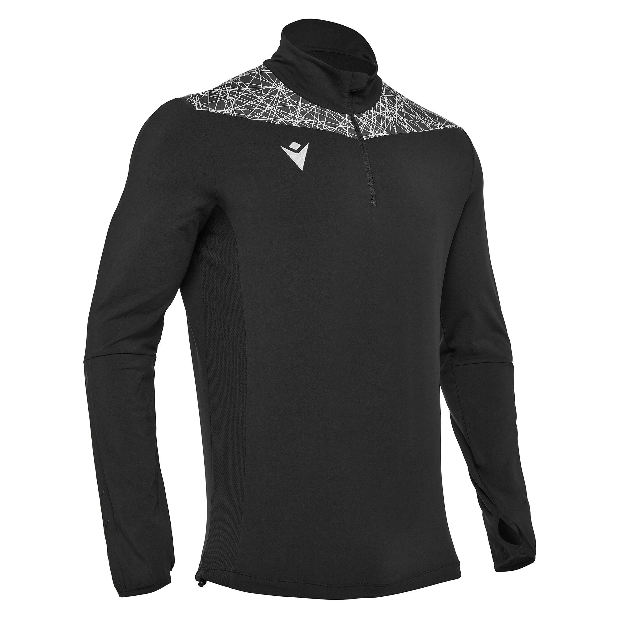 Tiber 1/4 zip maglia Felpa Allenamento Macron Mezza Zip