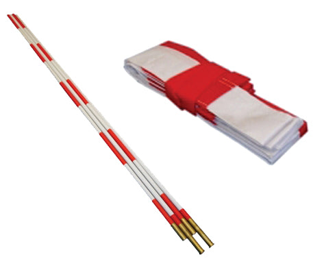 SET ANTENNE+TASCHE VOLLEY ZEUS SPORT ATTREZZATURA