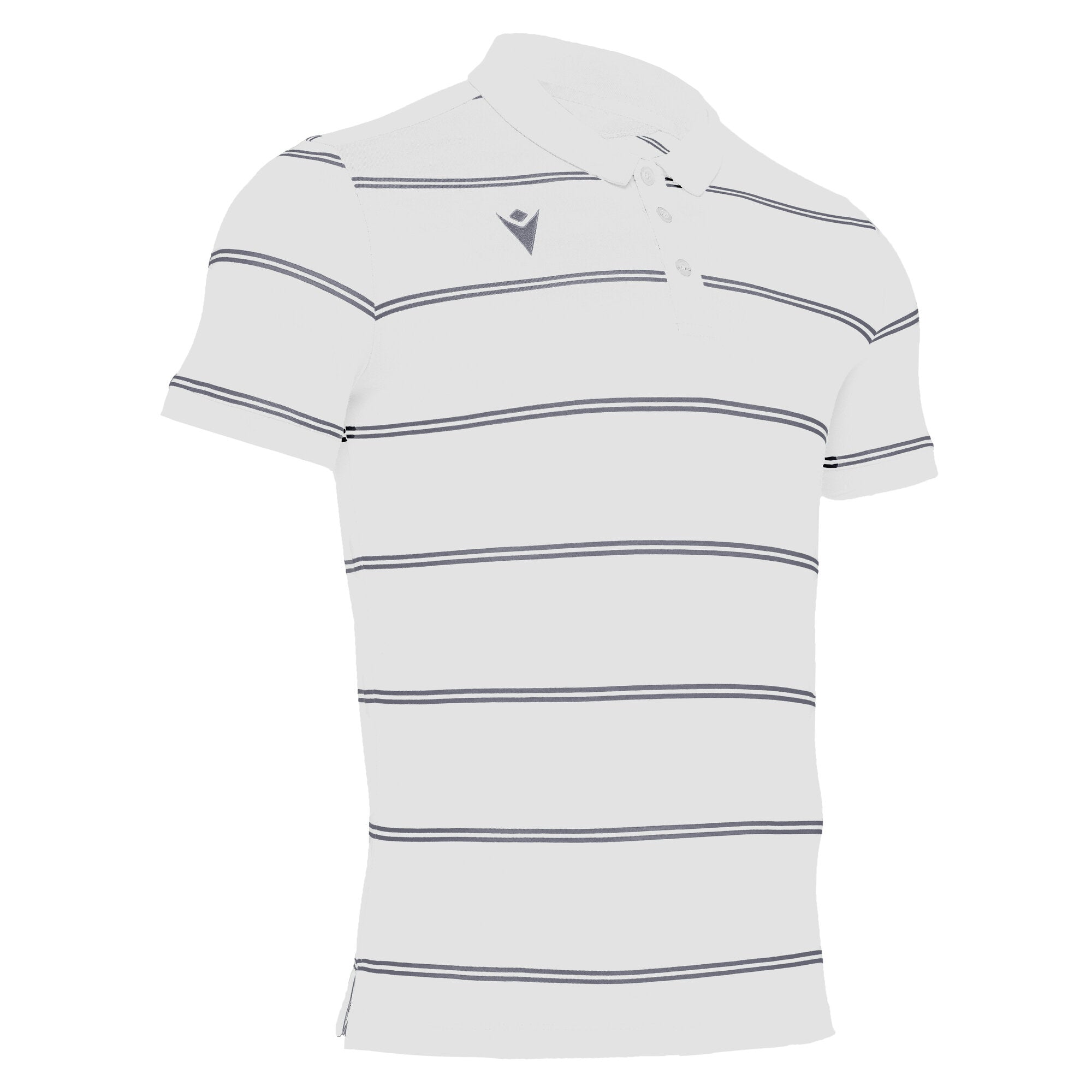 Flamenco polo Macron Polo rigata in jersey cotone