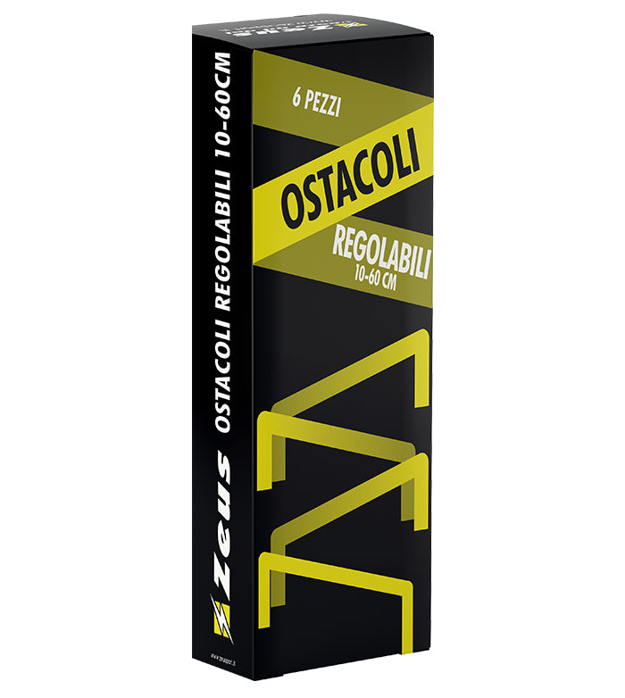 OSTACOLO REGOLABILI 6 PZ ZEUS SPORT ATTREZZATURA