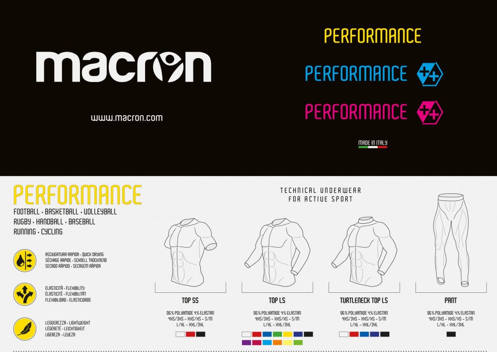 Performance maglia turtleneck