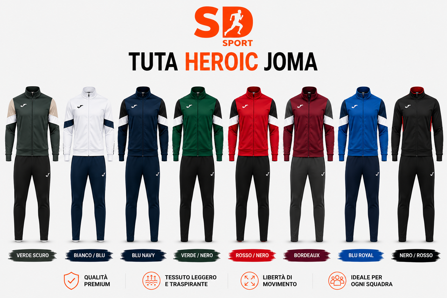 Tuta Heroic Joma  RICHIEDI PREVENTIVO