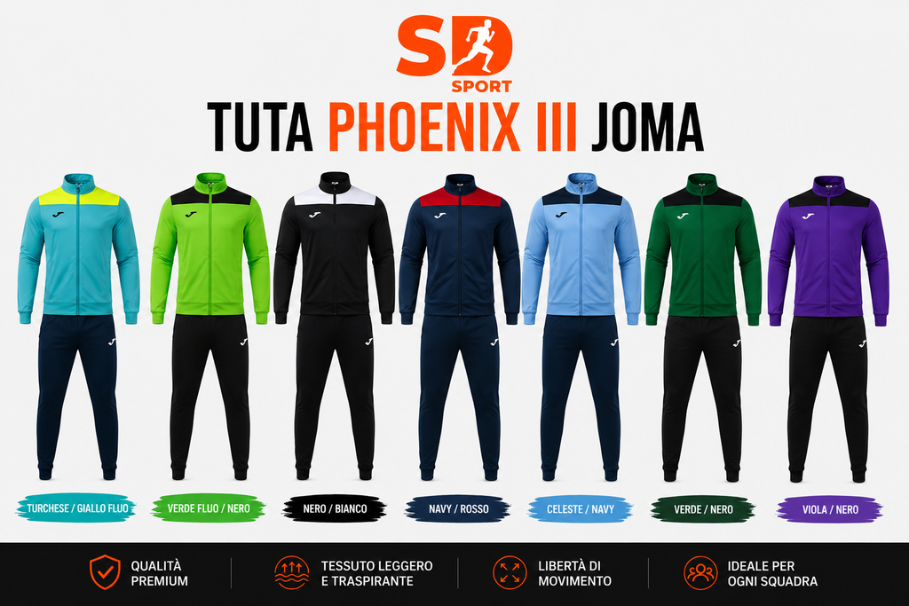 Tuta Phoenix III Joma RICHIEDI PREVENTIVO