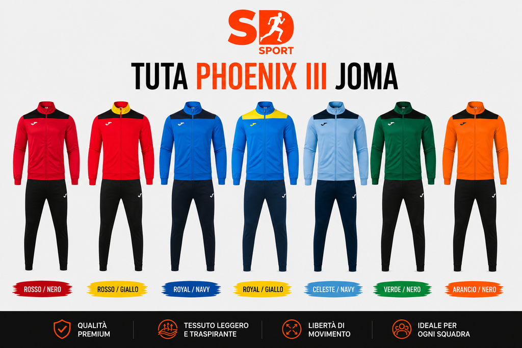 Tuta Phoenix III Joma RICHIEDI PREVENTIVO
