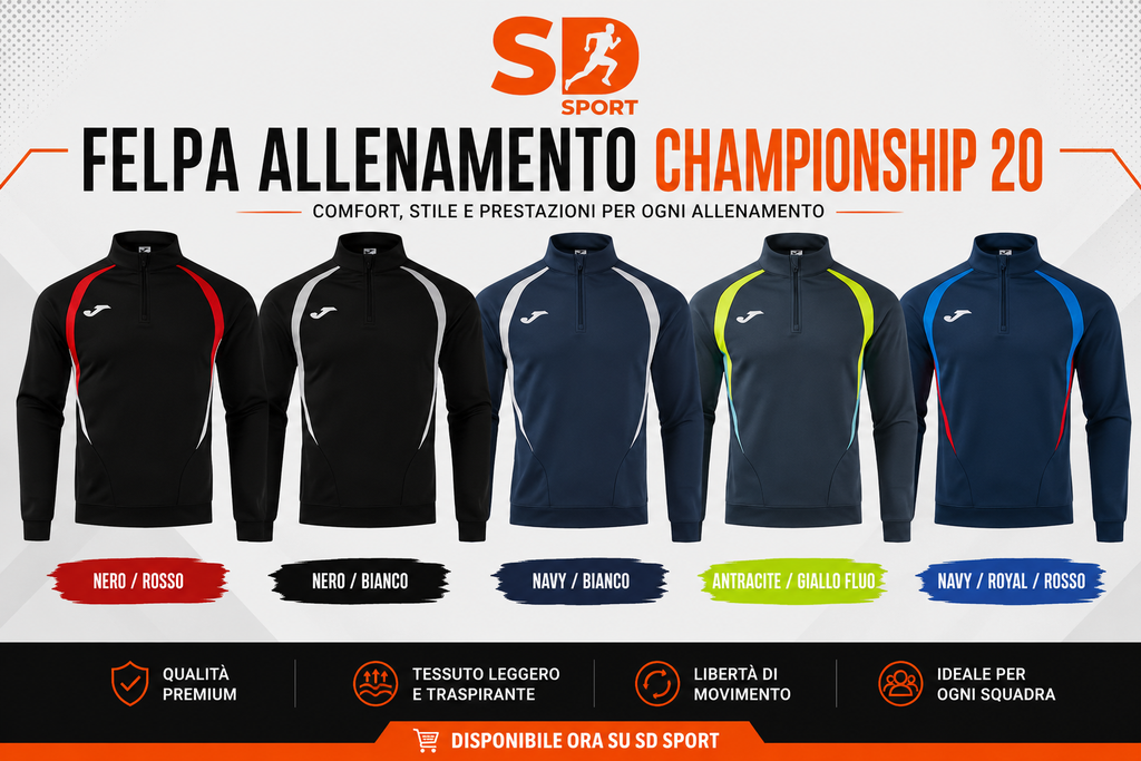 Felpa allenamento Championship 20 Joma RICHIEDI PREVENTIVO