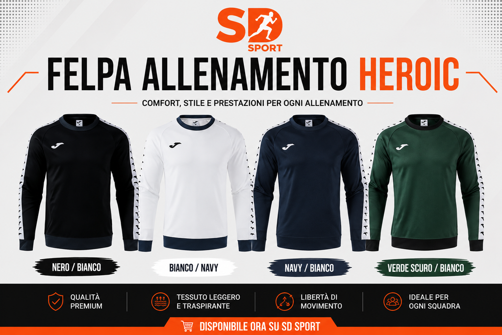 Felpa Allenamento Heroic Joma RICHIEDI PREVENTIVO