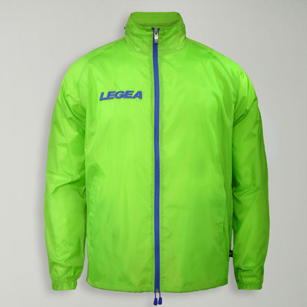 RAIN JACKET CAIRO FLUO LEGEA K207 ANTIPIOGGIA TRAINING ALLENAMENTO
