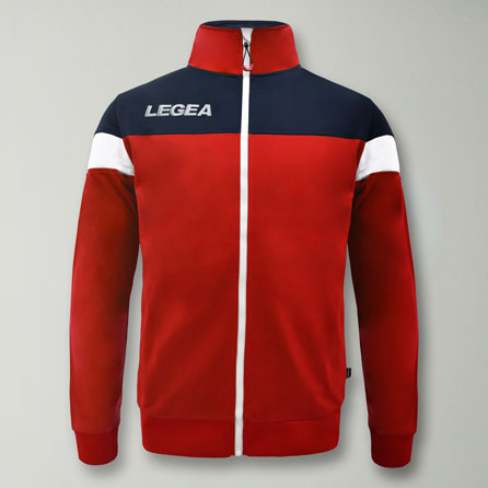GIACCA BOLIVIA FULL ZIP LEGEA M1152 PASSEGGIO RAPPRESENTANZA CALCIO SPORT