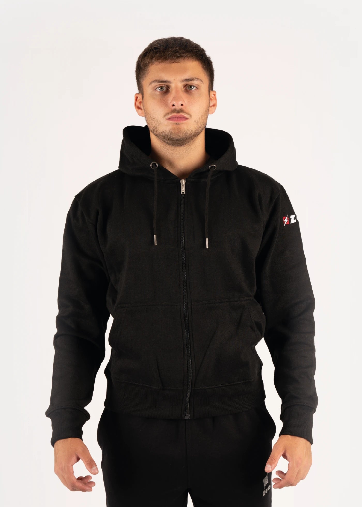 FELPA ULTRA C/ZIP  ZEUS SPORT FELPA CON ZIP E CON CAPPUCCIO