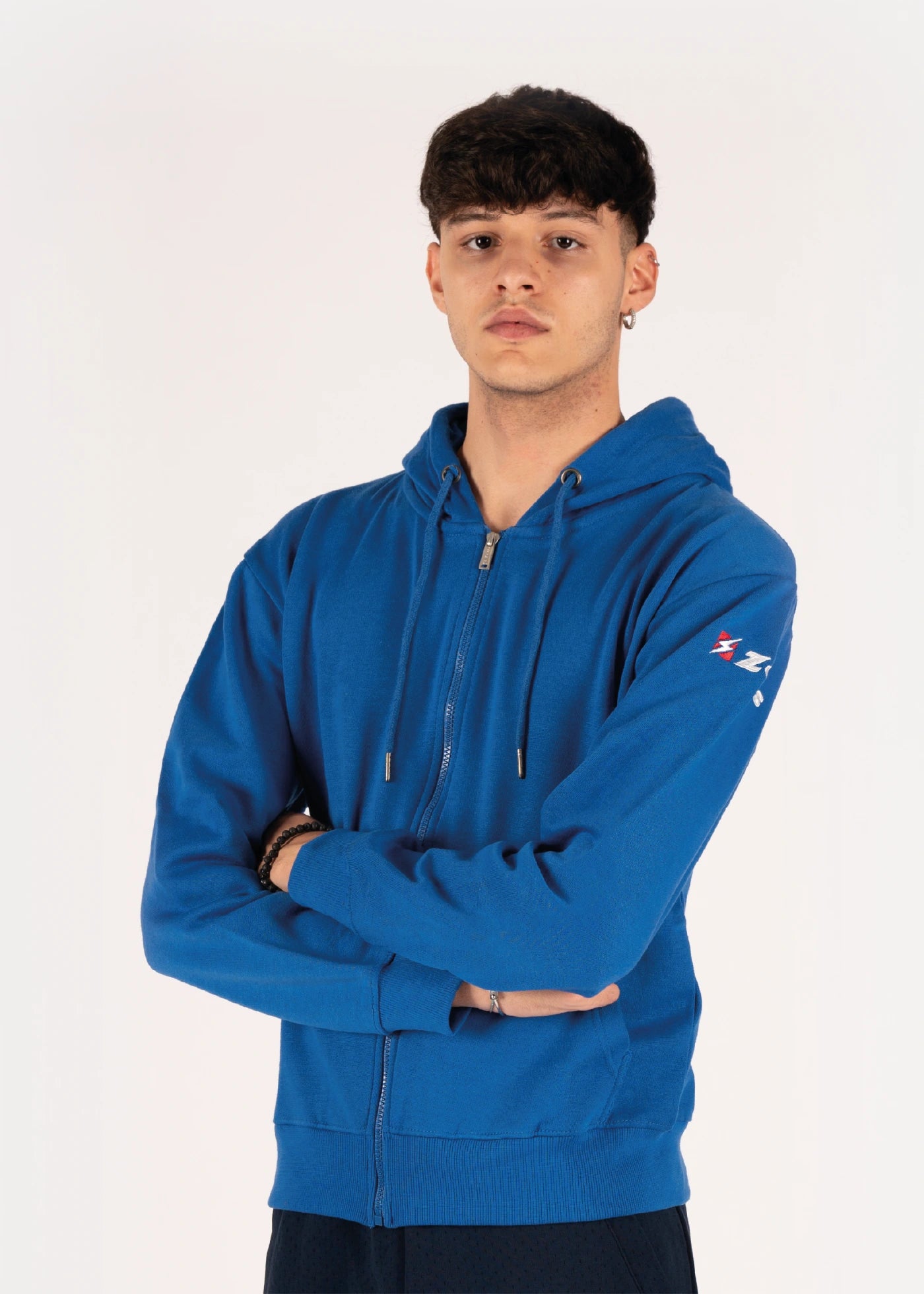 FELPA ULTRA C/ZIP  ZEUS SPORT FELPA CON ZIP E CON CAPPUCCIO