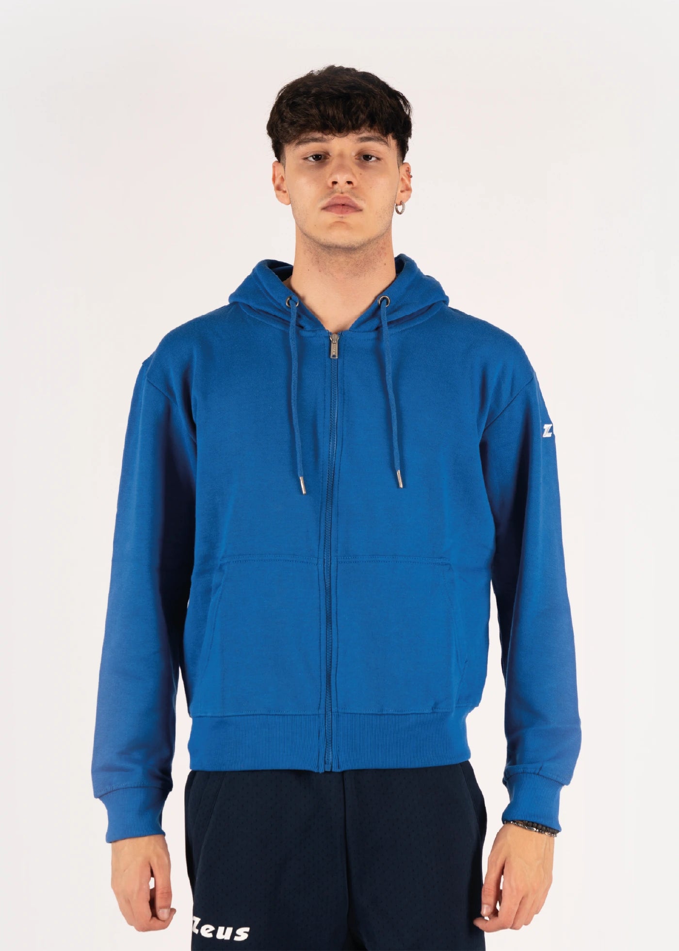 FELPA ULTRA C/ZIP  ZEUS SPORT FELPA CON ZIP E CON CAPPUCCIO