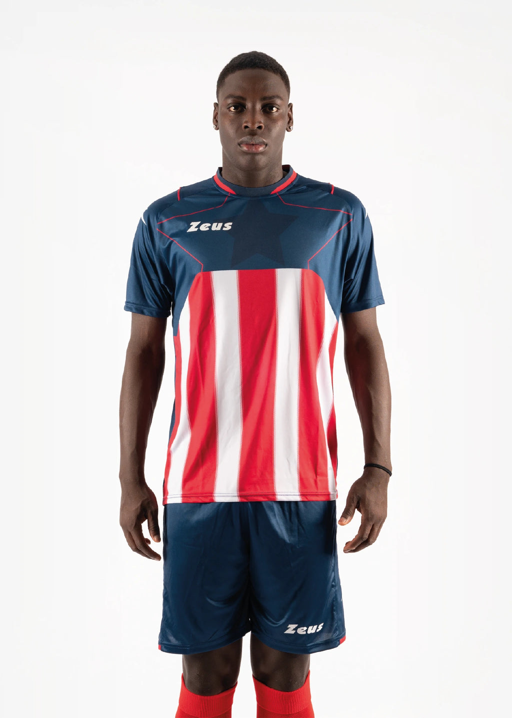 KIT HERO CAPITAN AMERICA   ZEUS SPORT NEW COMPLETINO