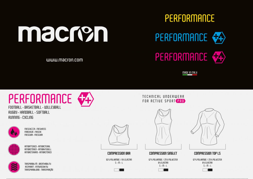 Performance ++ maglia a maniche lunghe da donna