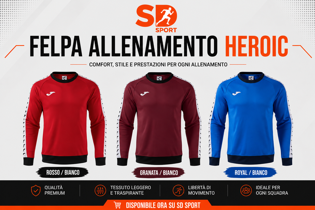 Felpa Allenamento Heroic Joma RICHIEDI PREVENTIVO