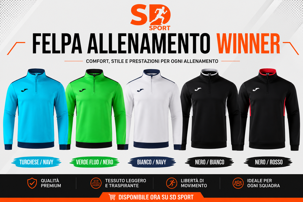 Felpa Allenamento Winner V Joma RICHIEDI PREVENTIVO