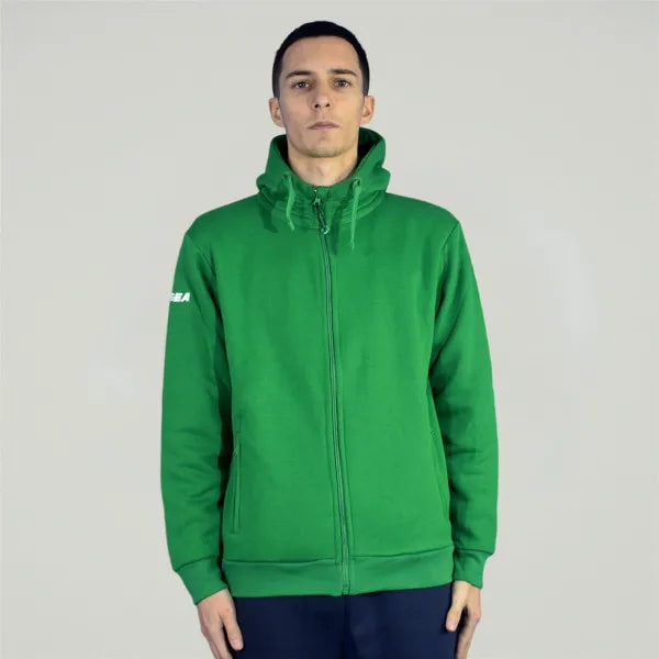 FELPA SARAJEVO HOOD FULL ZIP  LEGEA M1146 CON CAPPUCCIO WINTER INVERNO RELAX LINE