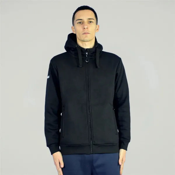 FELPA SARAJEVO HOOD FULL ZIP  LEGEA M1146 CON CAPPUCCIO WINTER INVERNO RELAX LINE
