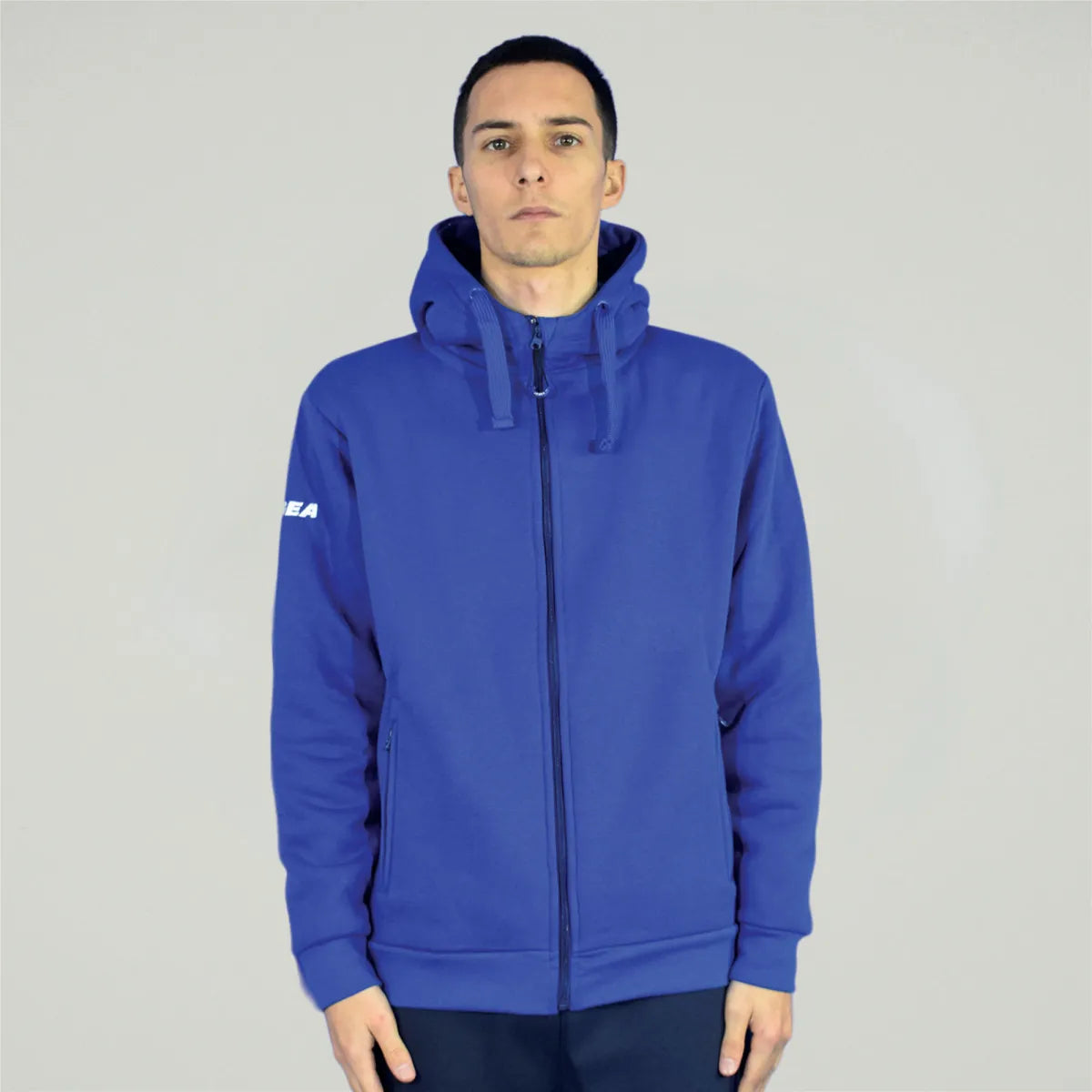 FELPA SARAJEVO HOOD FULL ZIP  LEGEA M1146 CON CAPPUCCIO WINTER INVERNO RELAX LINE