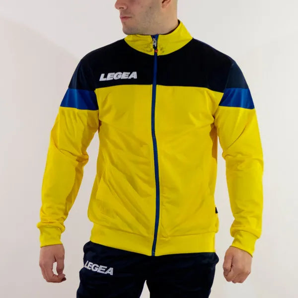 GIACCA BOLIVIA FULL ZIP LEGEA M1152 PASSEGGIO RAPPRESENTANZA CALCIO SPORT