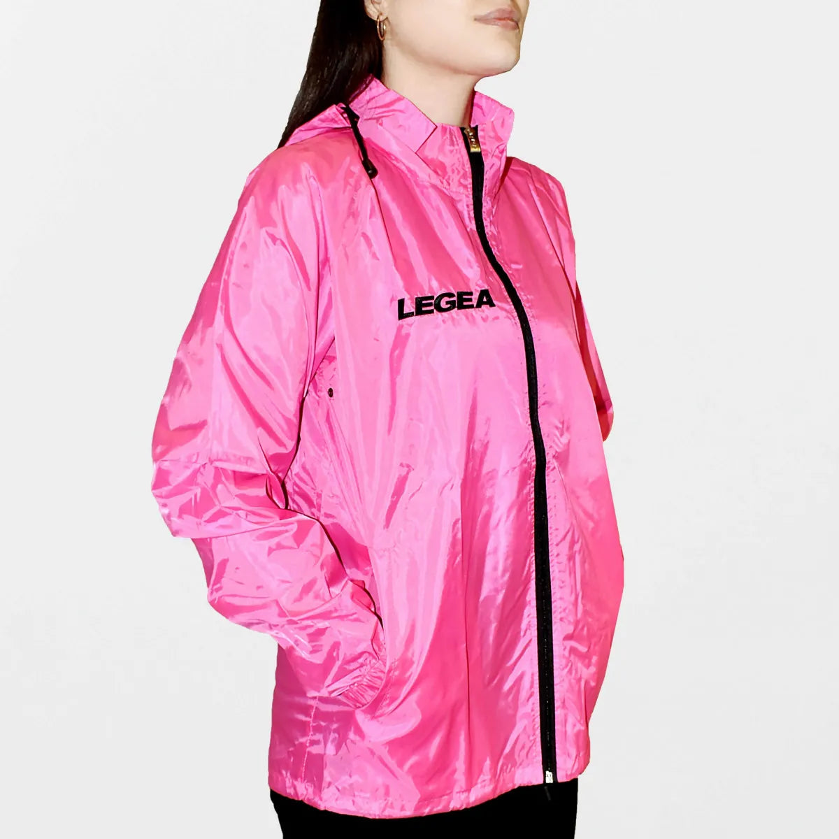 RAIN JACKET CAIRO FLUO LEGEA K207 ANTIPIOGGIA TRAINING ALLENAMENTO