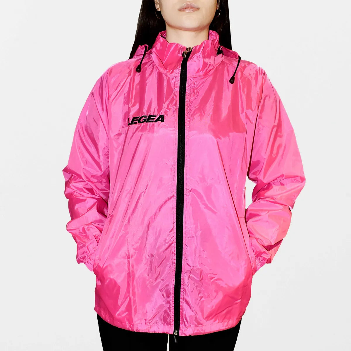 RAIN JACKET CAIRO FLUO LEGEA K207 ANTIPIOGGIA TRAINING ALLENAMENTO