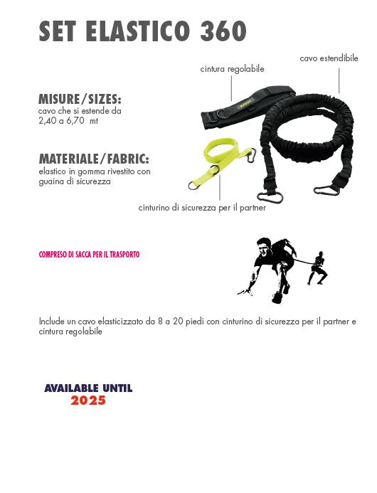 SET ELASTICO 360 ZEUS ALLENAMENTO-FORZA